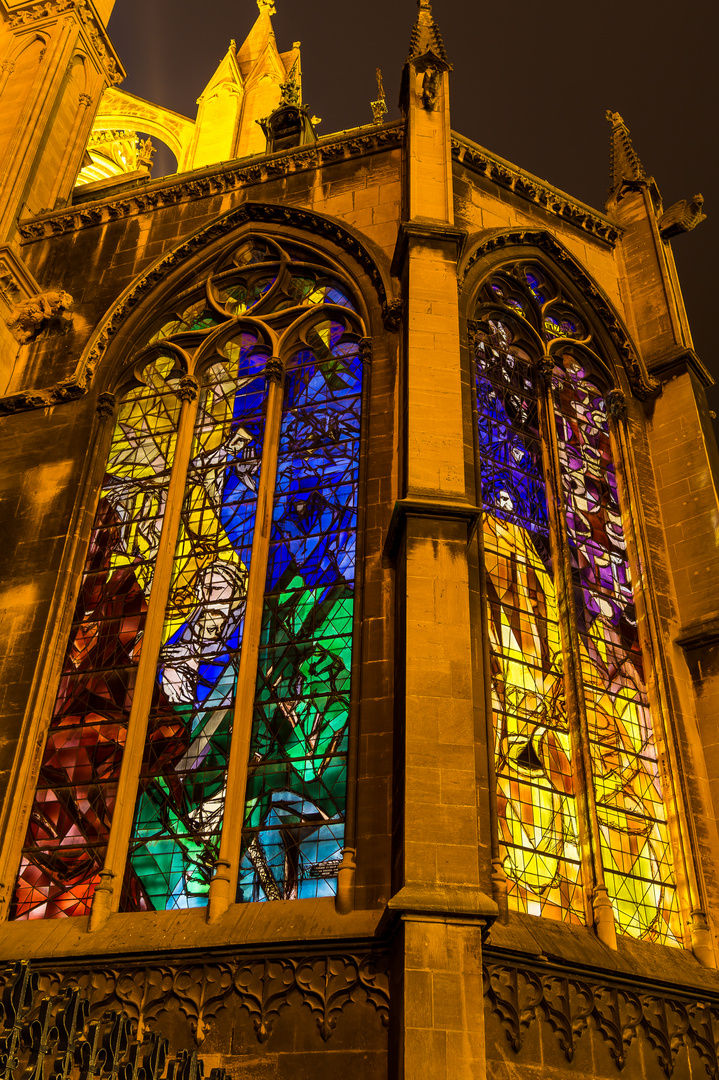 Kirchenfenster der Metzer Kathedrale