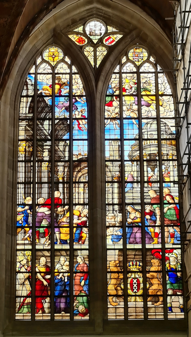 Kirchenfenster der Oude Kerk