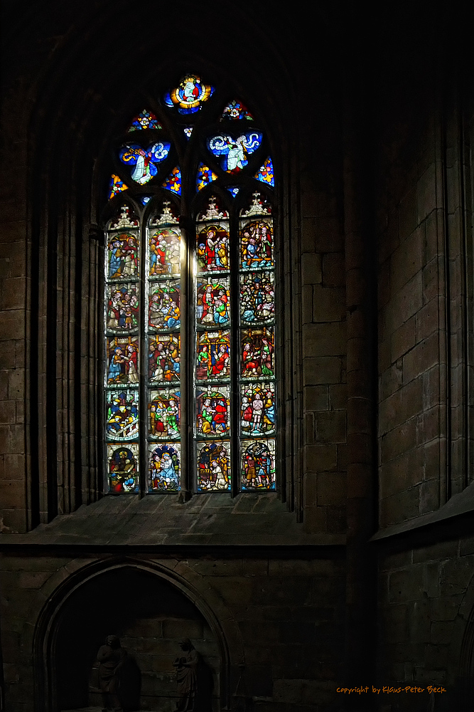 Kirchenfenster im Dom Halberstadt