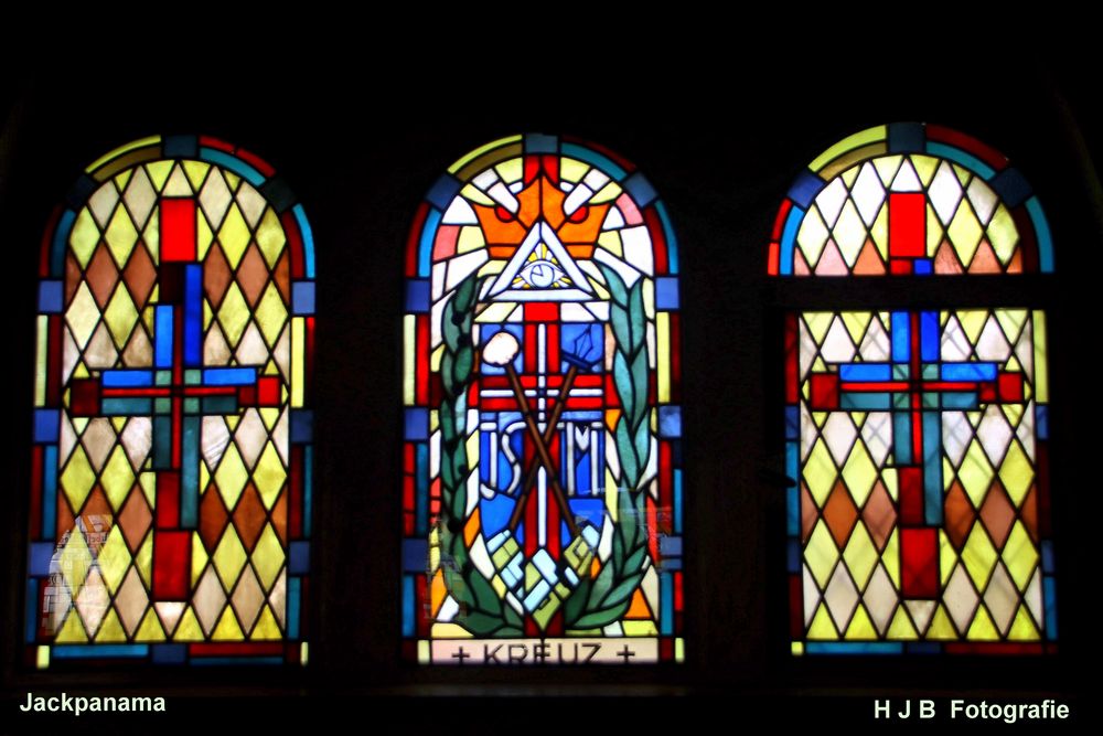 Kirchenfenster im Jugend-Kloster, Kirchhellen