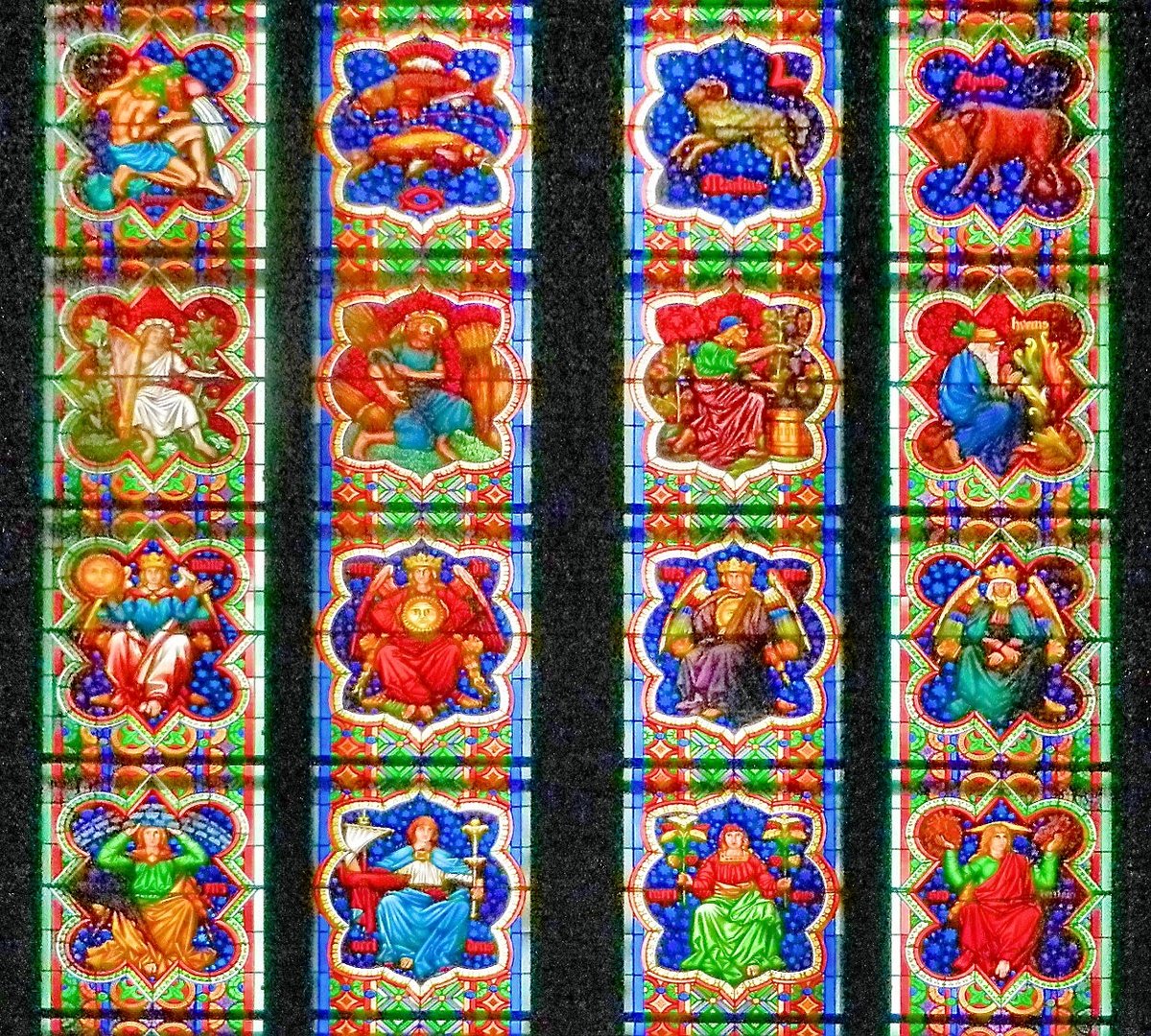 Kirchenfenster im Kölner Dom