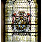 Kirchenfenster in der Kathedrale von Malmedy