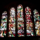 Kirchenfenster in der St. Willibrord Basilika, Echternach
