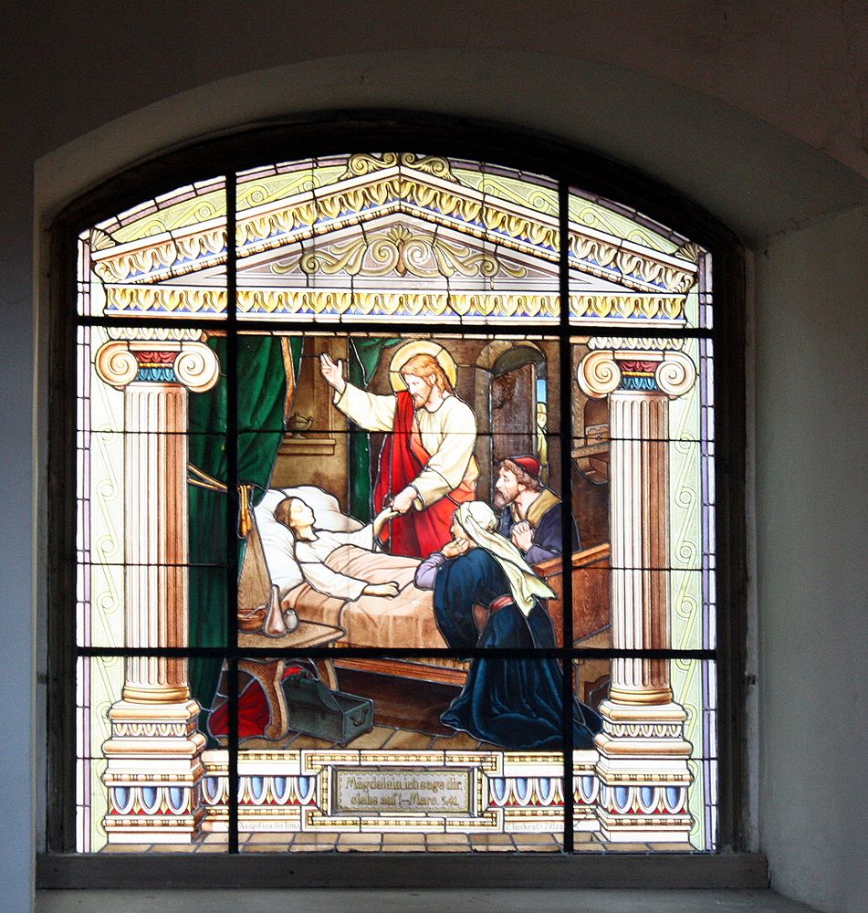 Kirchenfenster in  Zittaus Kirche