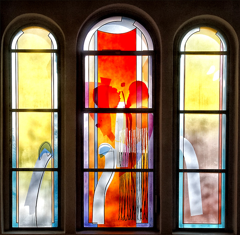 Kirchenfenster Innen