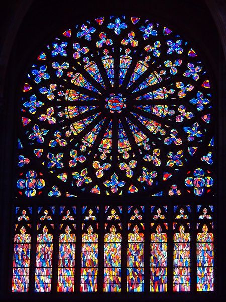 Kirchenfenster Kathedrale St.Vincent St. Malo