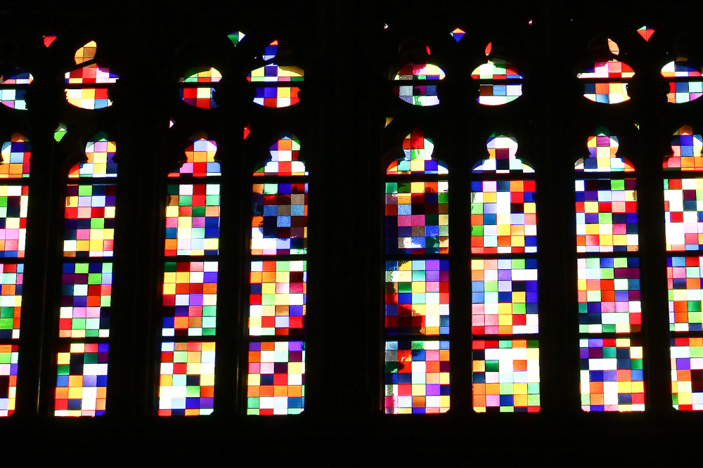 Kirchenfenster Kölner Dom -Teilansicht-