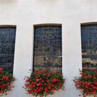 Kirchenfenster mit Blümchen...