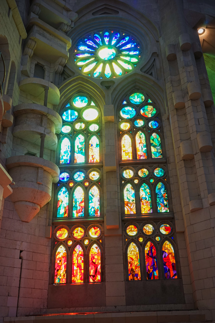 Kirchenfenster - Sagrada Famila - Barcelona