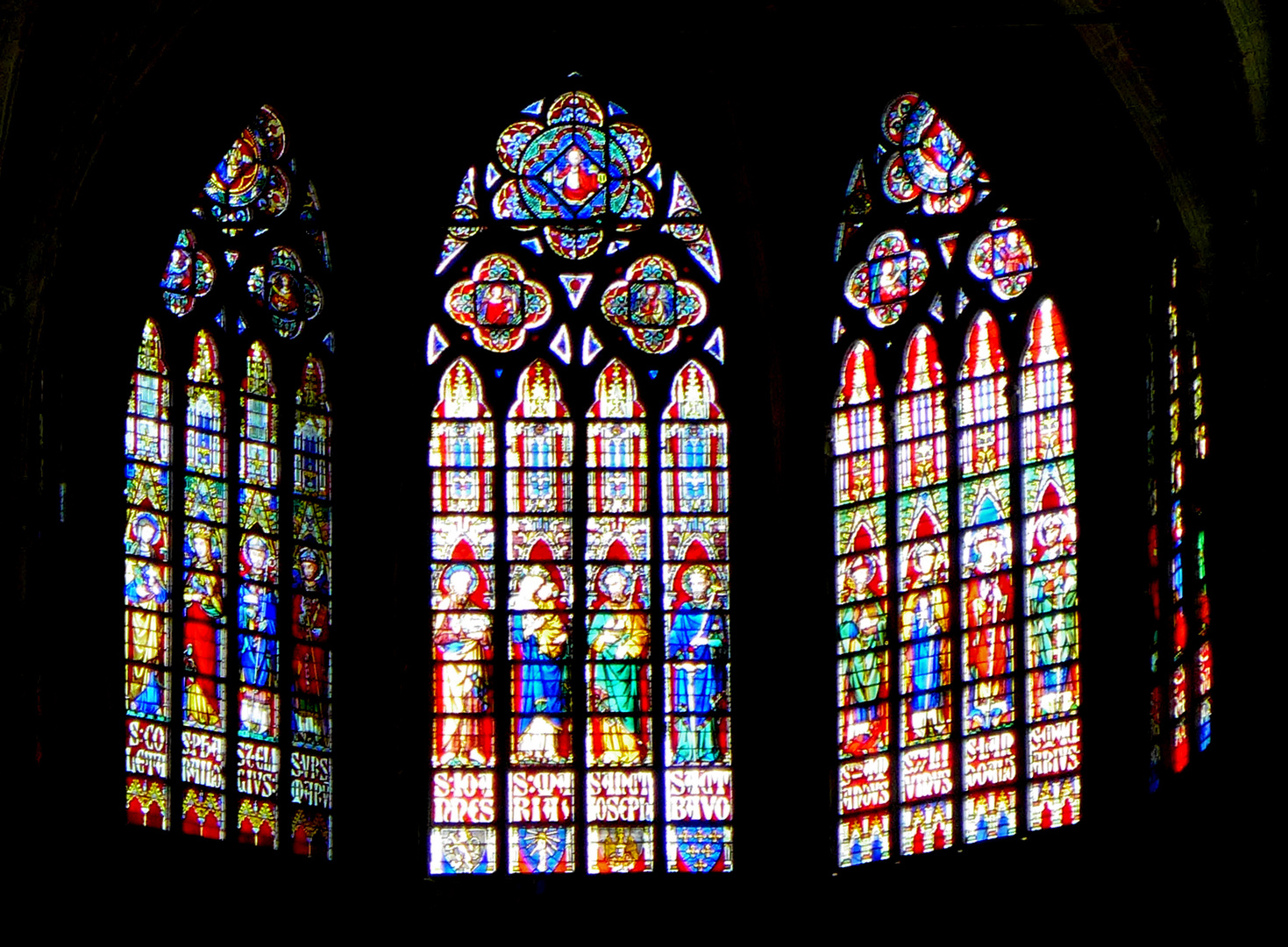 Kirchenfenster Sint-Baafs-Kathedral