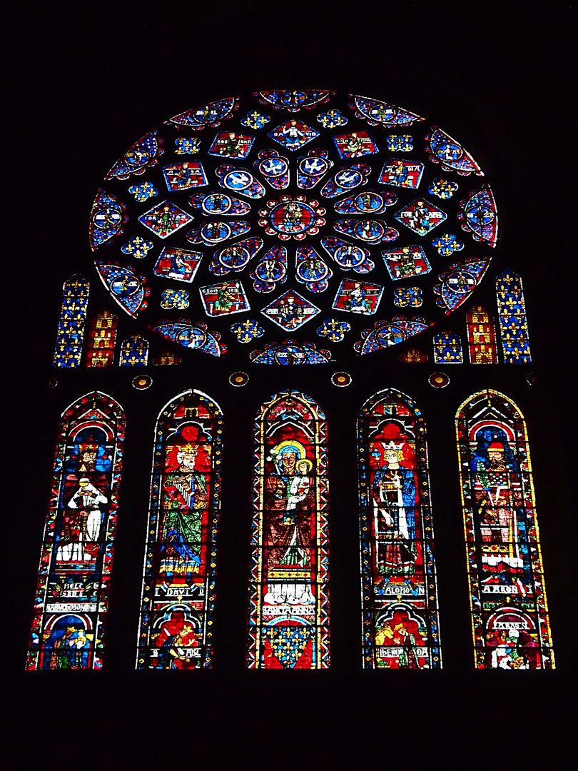 Kirchenfenster von Chartres