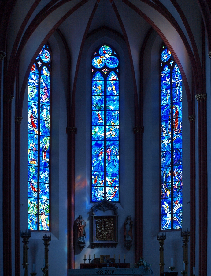 Kirchenfenster von ST. Stephan in Mainz (Marc Chagall)