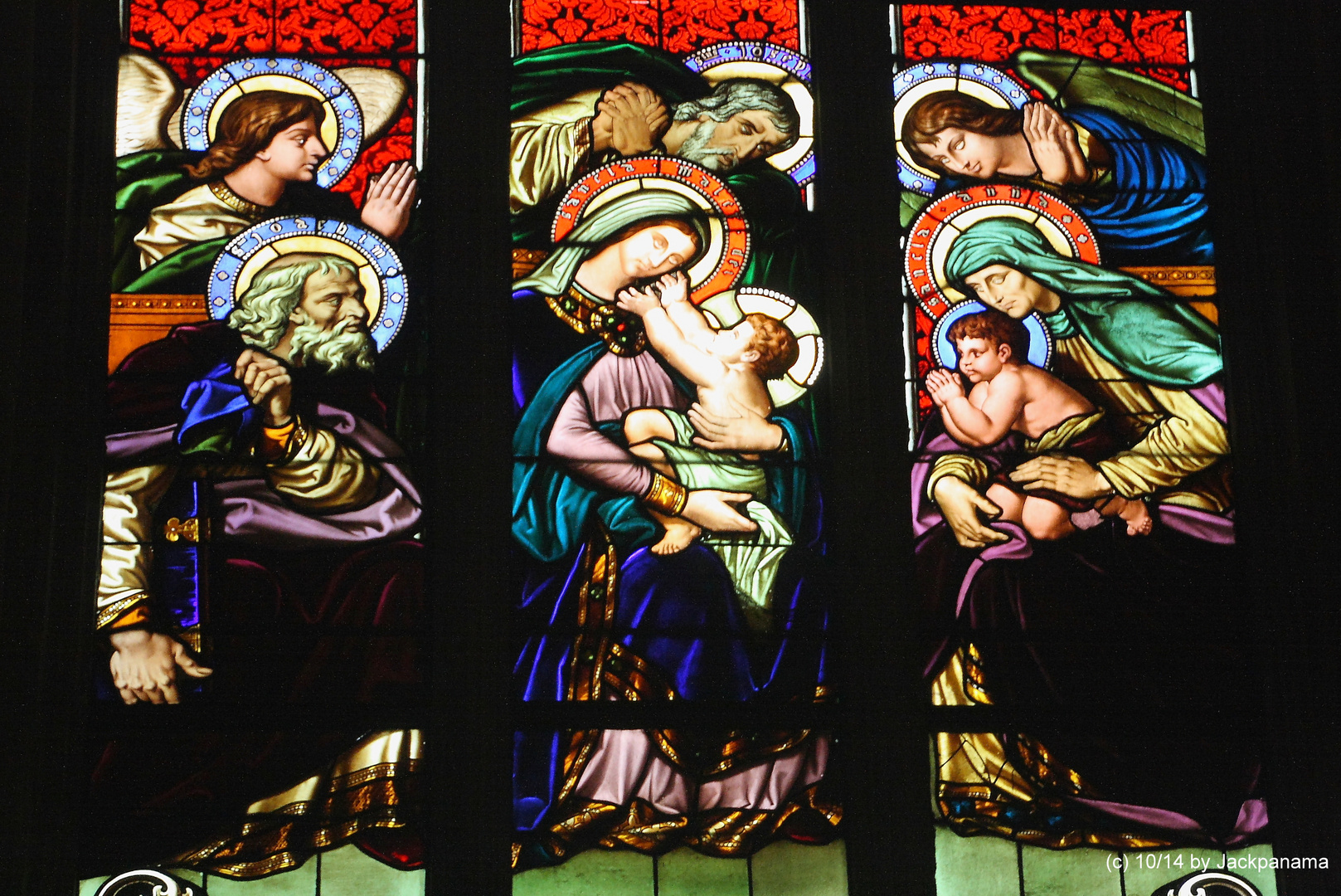 Kirchenfester / Kathedrale unserer Lieben Frau (Luxemburg) Foto & Bild