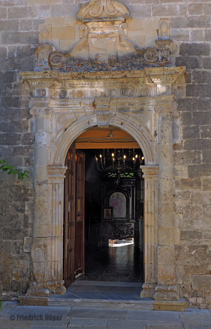 Kirchenportal Agios Nikolaos (Lefkada)