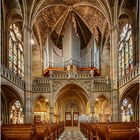 Kirchenraum der Gedächtniskirche - gerade