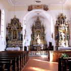 Kirchenschiff der Spitalkirche Wangen im Allgäu