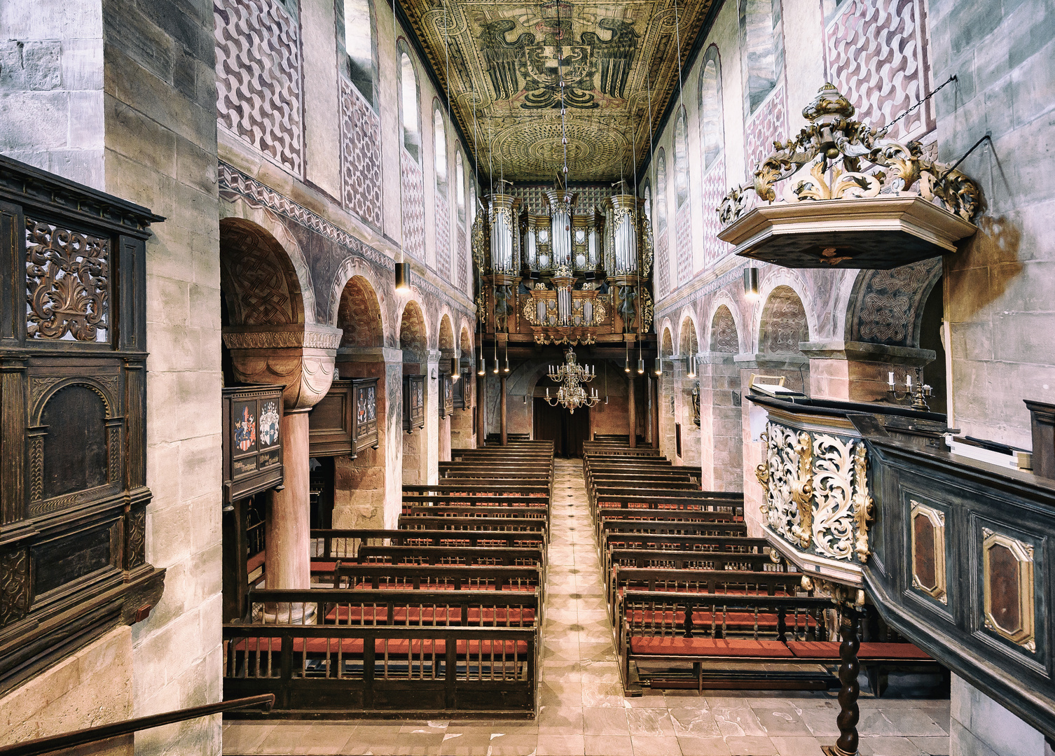 Kirchenschiff Stiftskirche Fischbeck