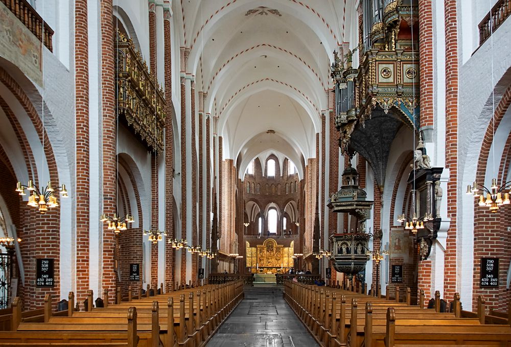 Kirchenschiff vom Roskilder Dom