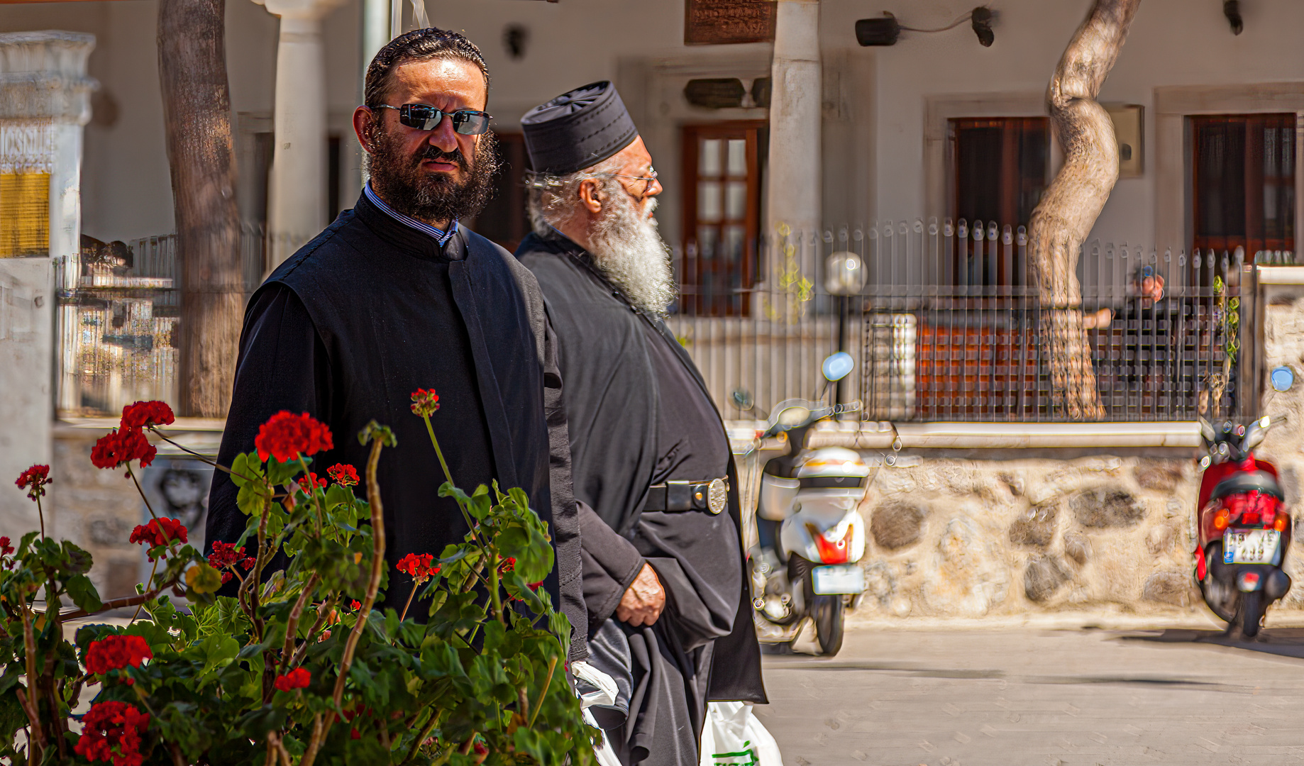 Kirchenvertreter auf Kos