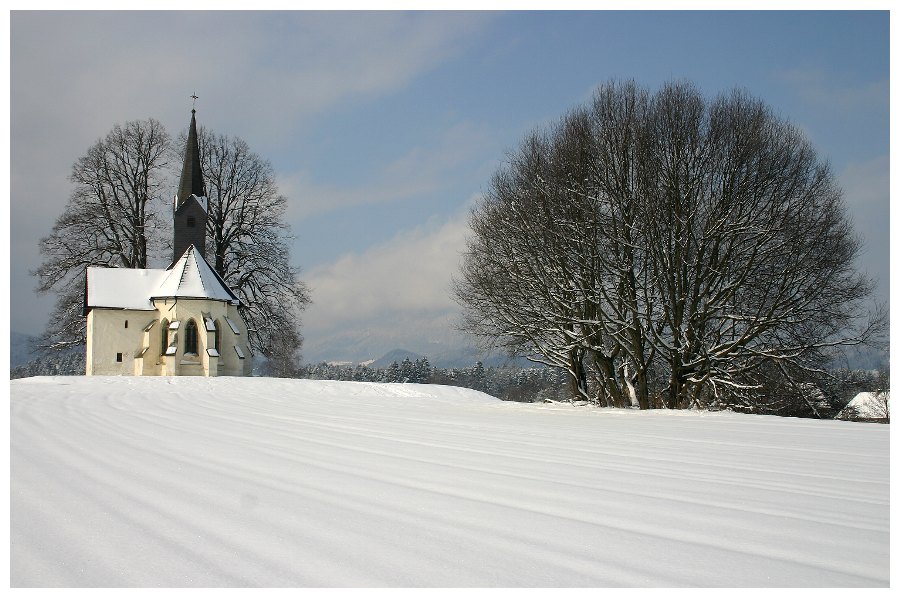 "Kircherl" im Schnee