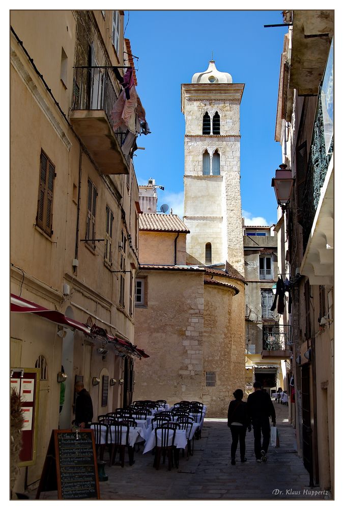 Kirchgasse in Bonifacio