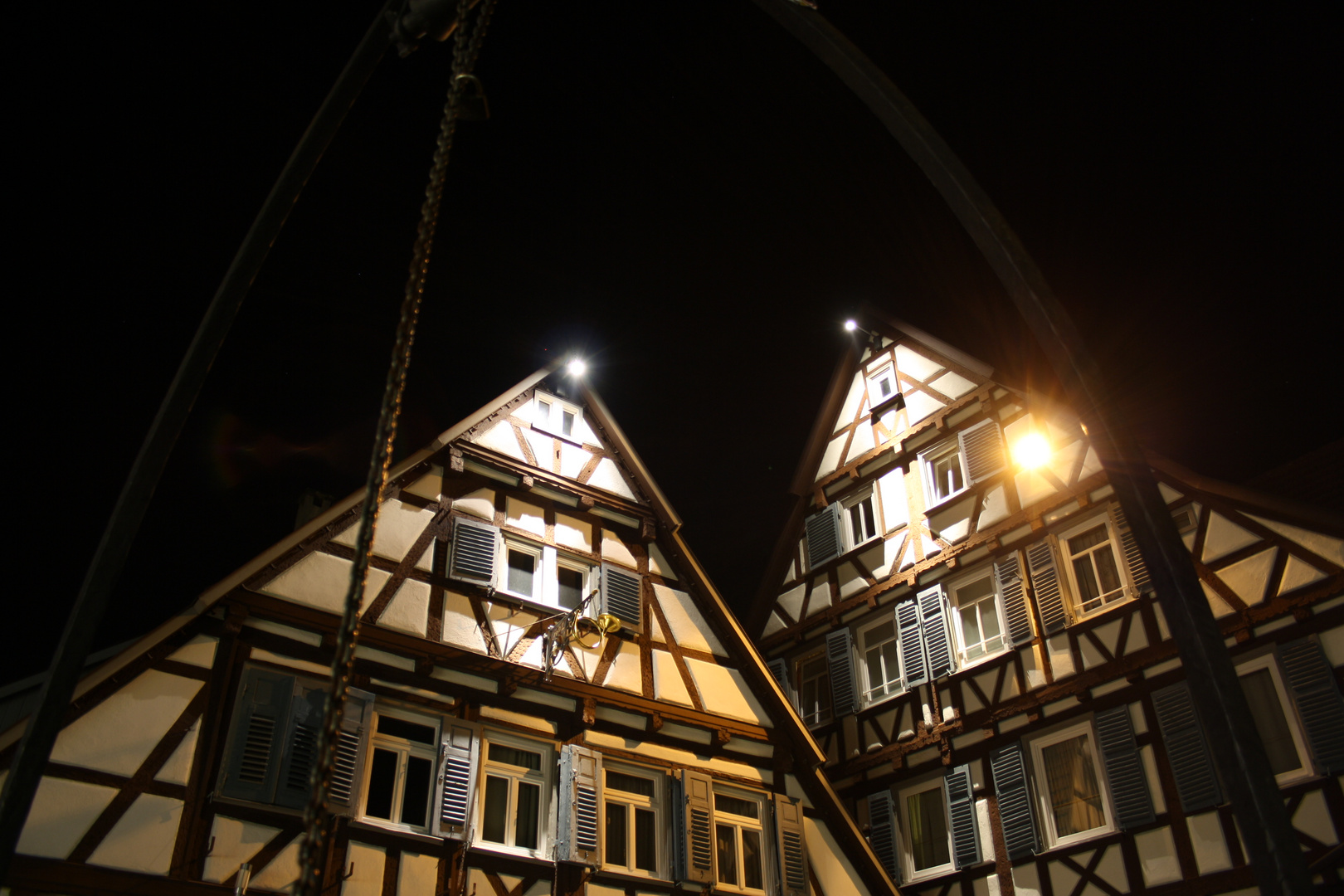 Kirchheim bei Nacht