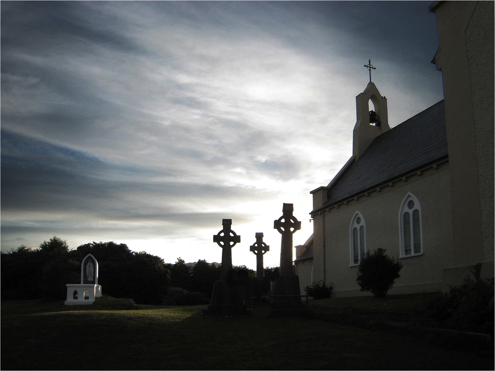 Kirchhof in Roundstone / Connemara