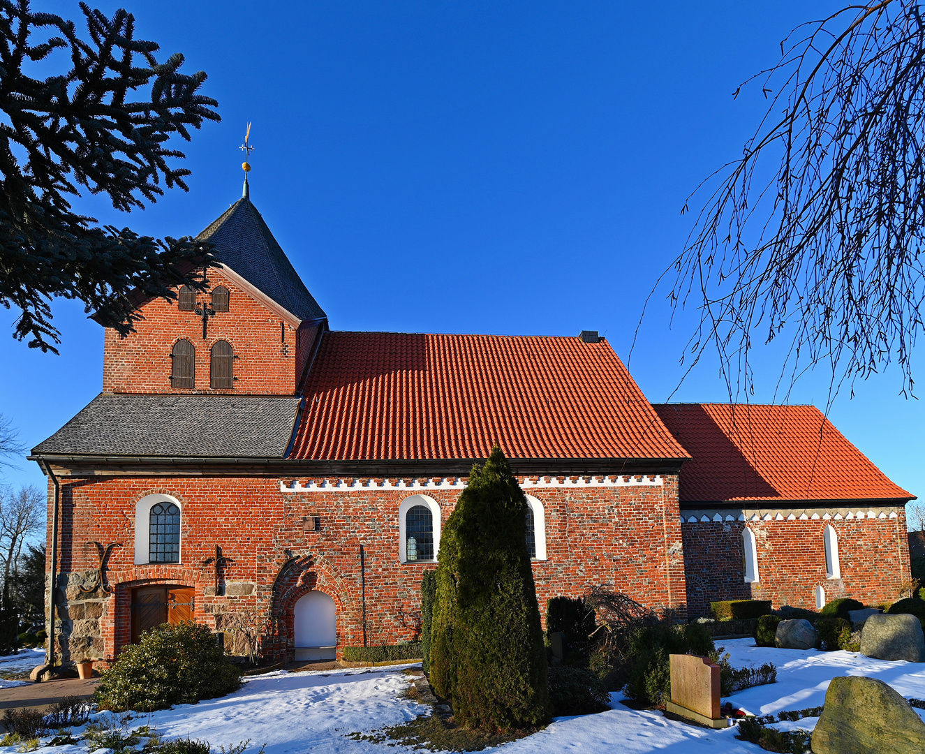 Kirchlein am Meer in Schobüll/Husum