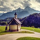 Kirchleitn-Kapelle vor Watzmannmassiv (3)