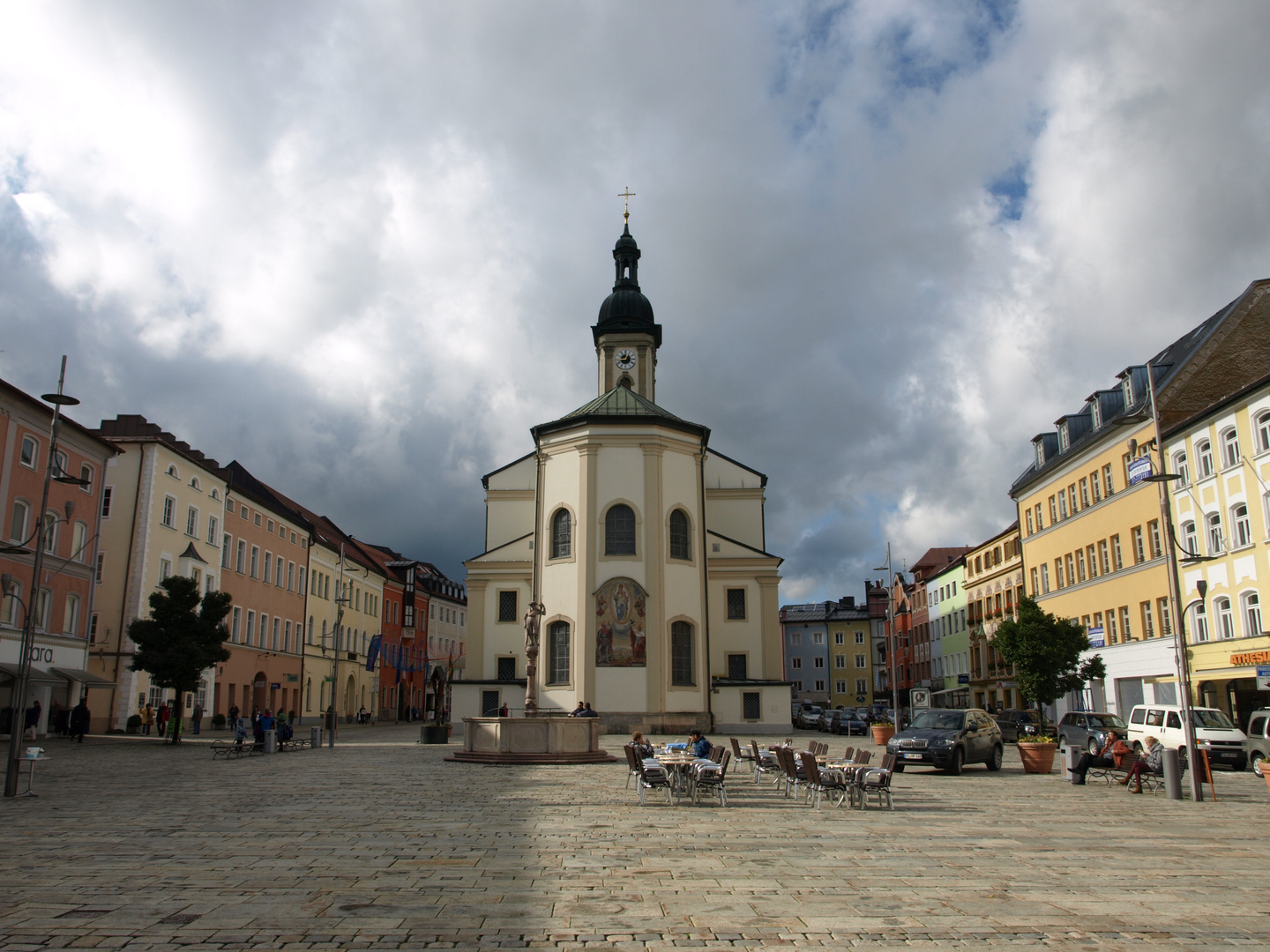 Kirchplatz in Traunstein