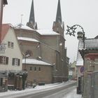 Kirchstraße im Winter