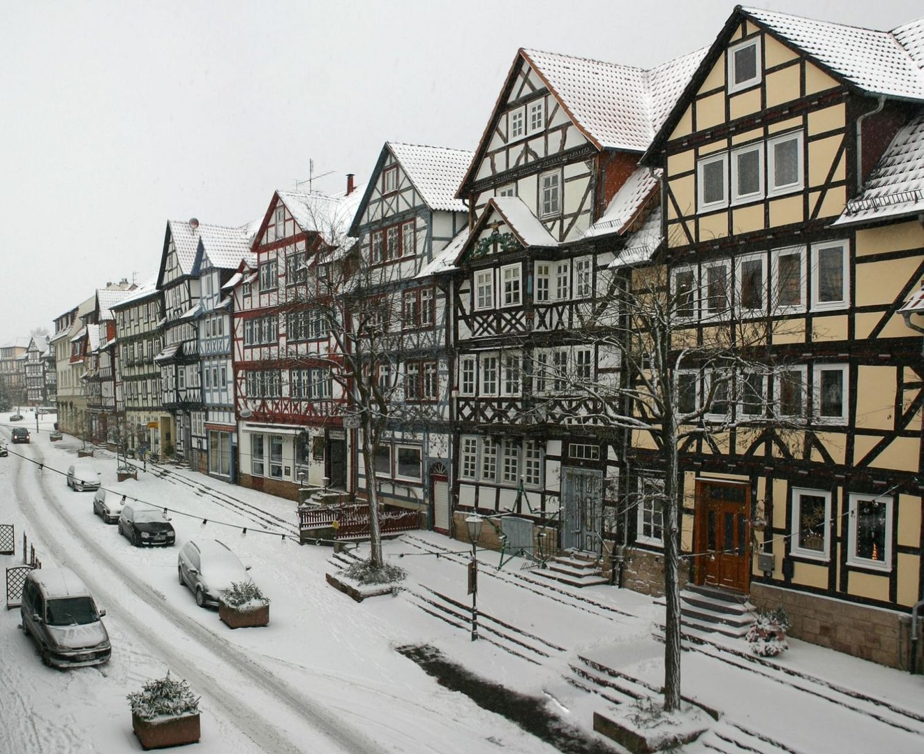 Kirchstrasse im Winter
