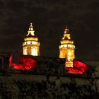 Kirchtürme bei Nacht in Campeche