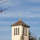 Kirchturm der katholischen Kirche in Bad Belzig