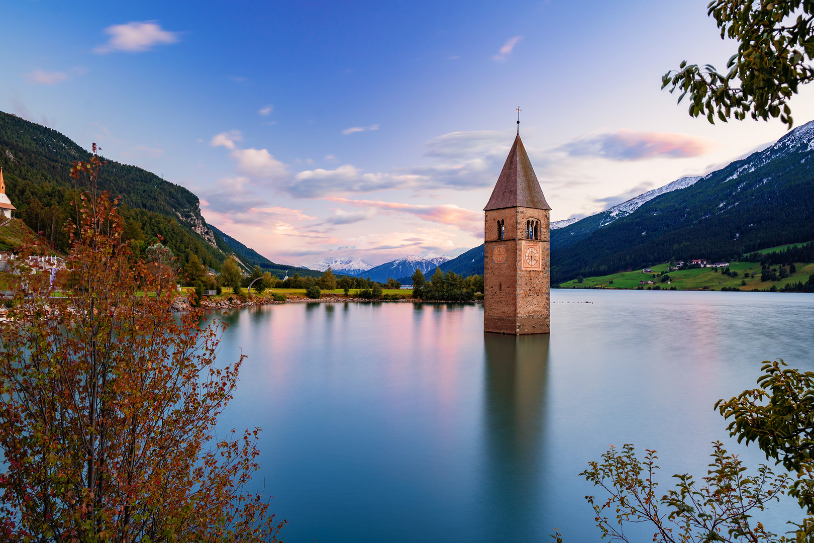 Kirchturm im Reschensee