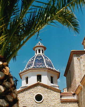 Kirchturm in Altea/Costa Blanca