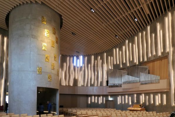 Kirchturm in der Nordlichtkathedrale 