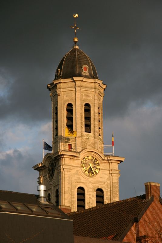 Kirchturm in Lokeren