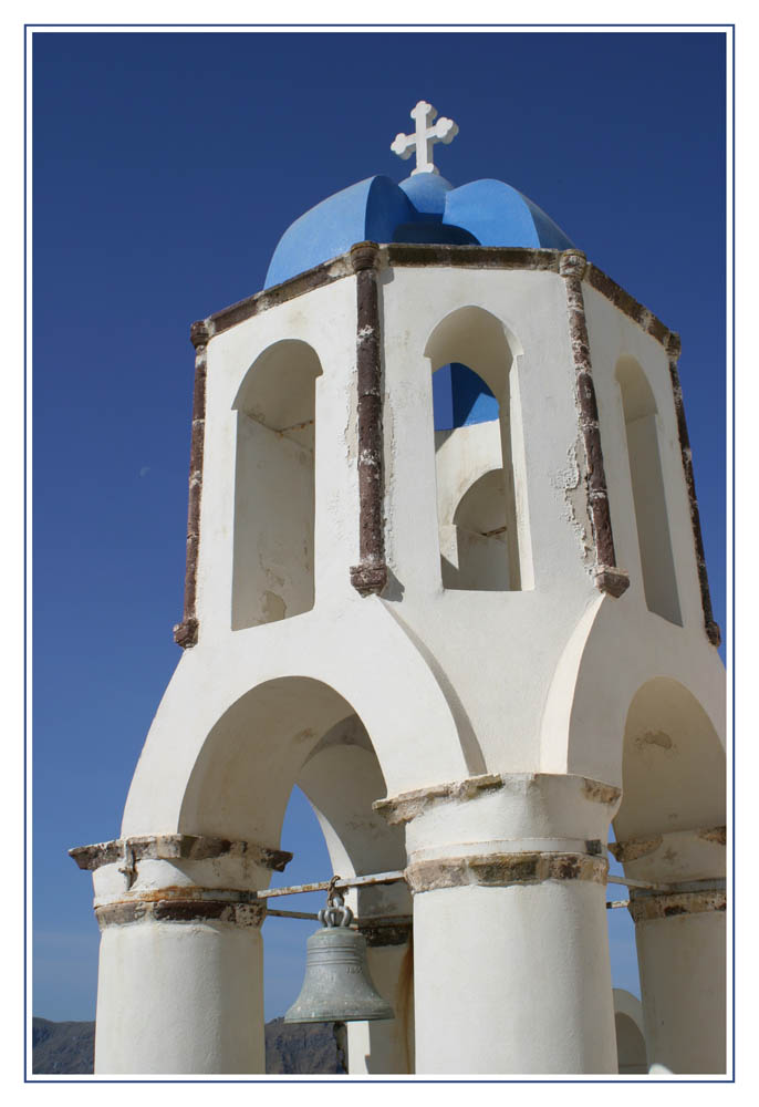 Kirchturm in Oia