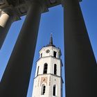 Kirchturm in Vilnius