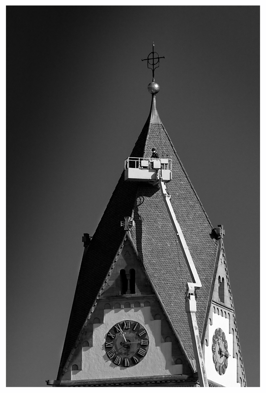 Kirchturm nach Xynthia