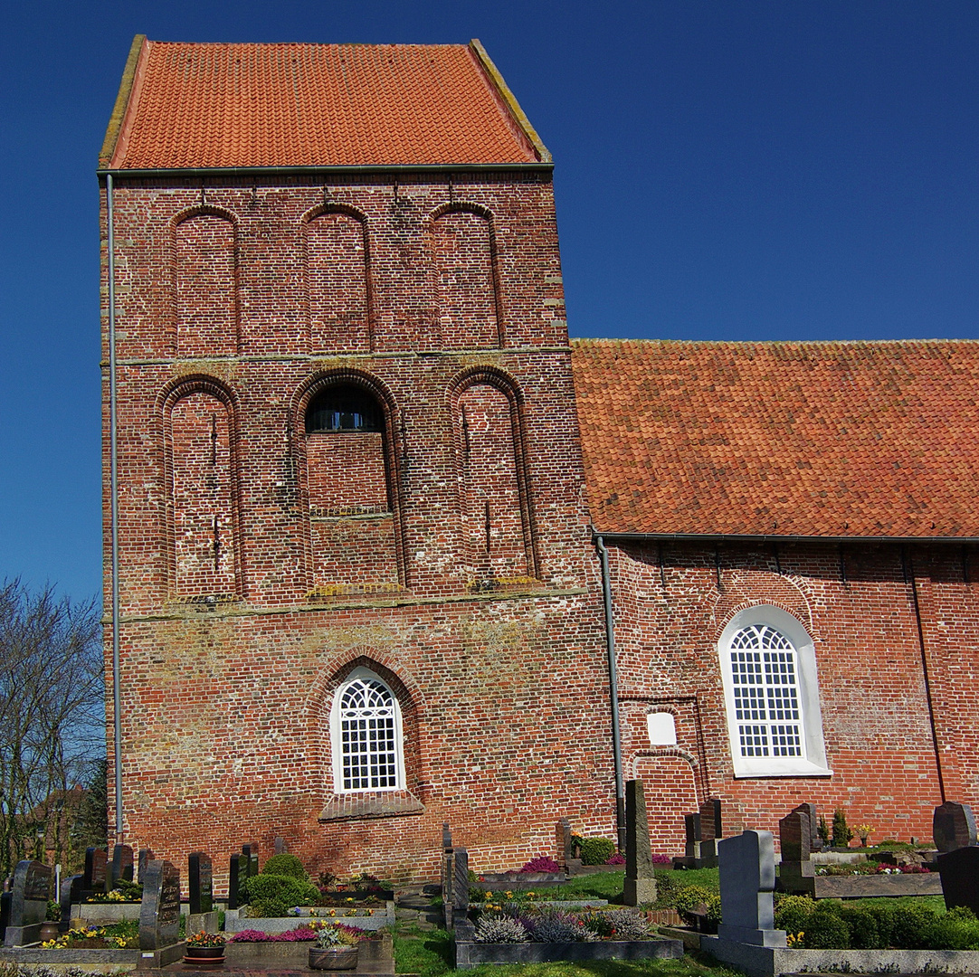 Kirchturm Surhuusen Ostfriesland