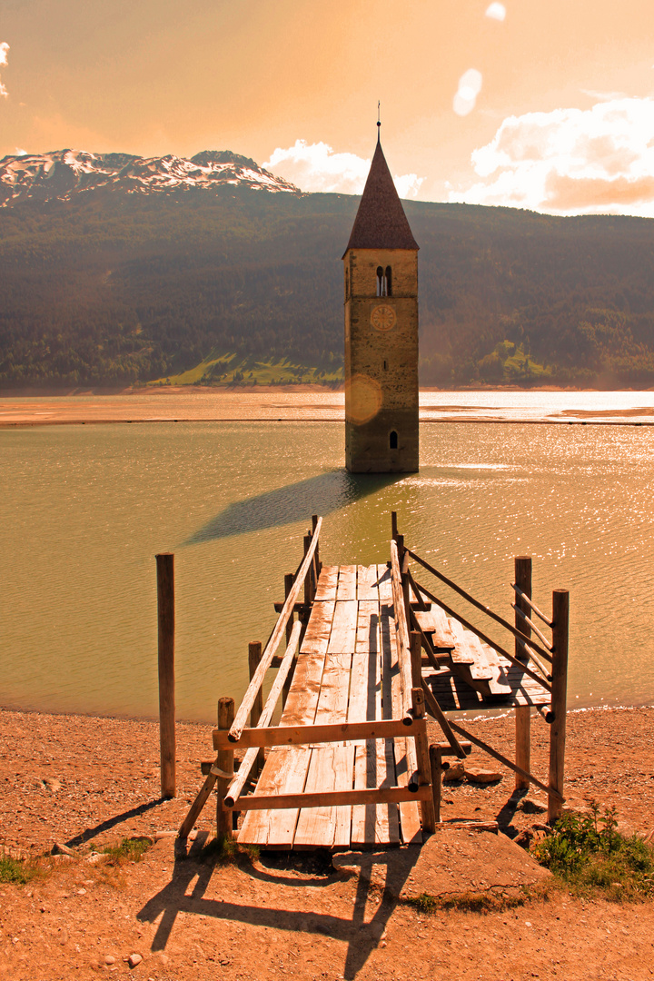 Kirchturm von Alt-Graun