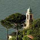 Kirchturm von Vira/Gambarogno am Lago Maggiore