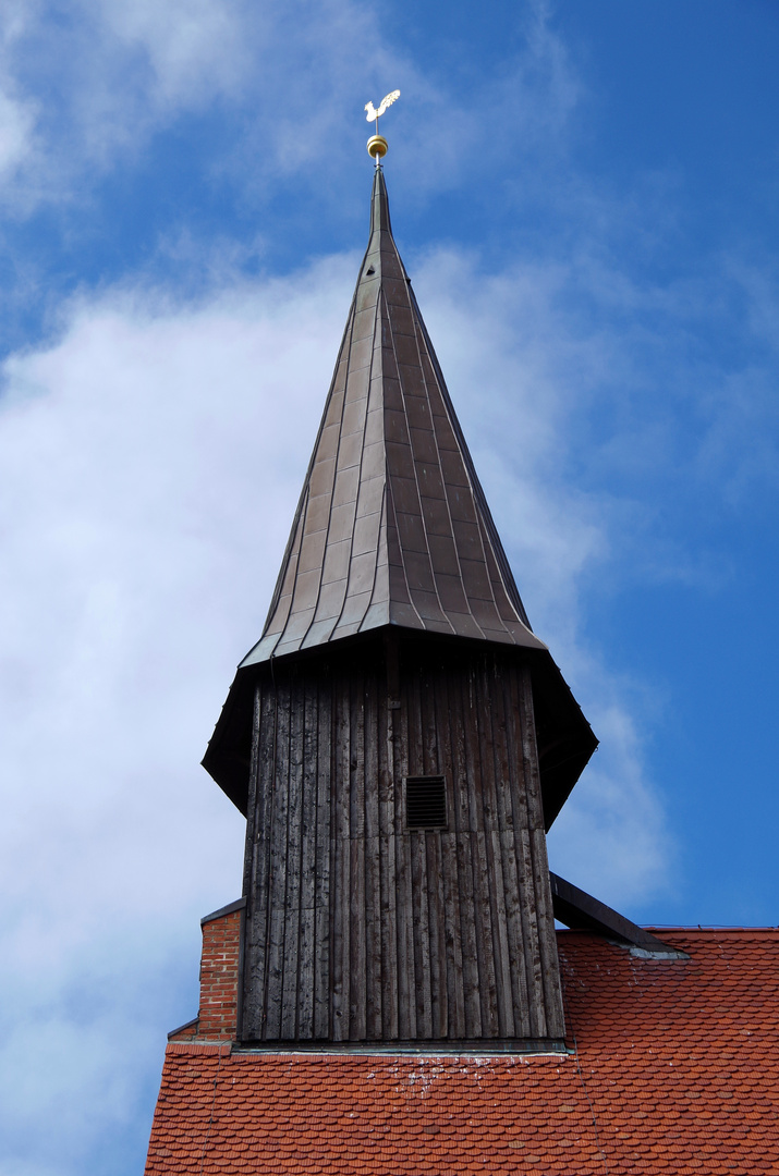 Kirchturmspitze in Schaprode ( Rügen )