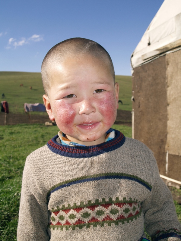 Kirgisisches Kind