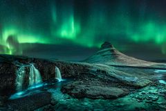 Kirkjufell Aurora