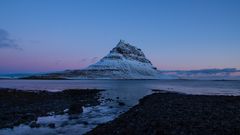 Kirkjufell, das Fotomodell Islands