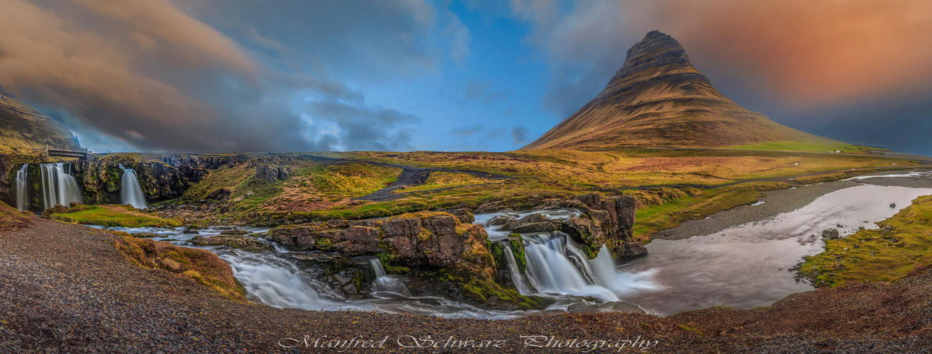 Kirkjufell Panorama, Island