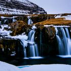 Kirkjufellfoss im Winter